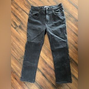 Elizabeth & James the vintage straight black Denim Jeans size 14/32